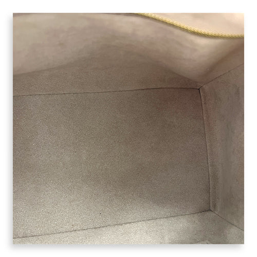 Speedy Bandouliere Top Handle Bag 25 Beige in Empreinte Leather, Gold hardware