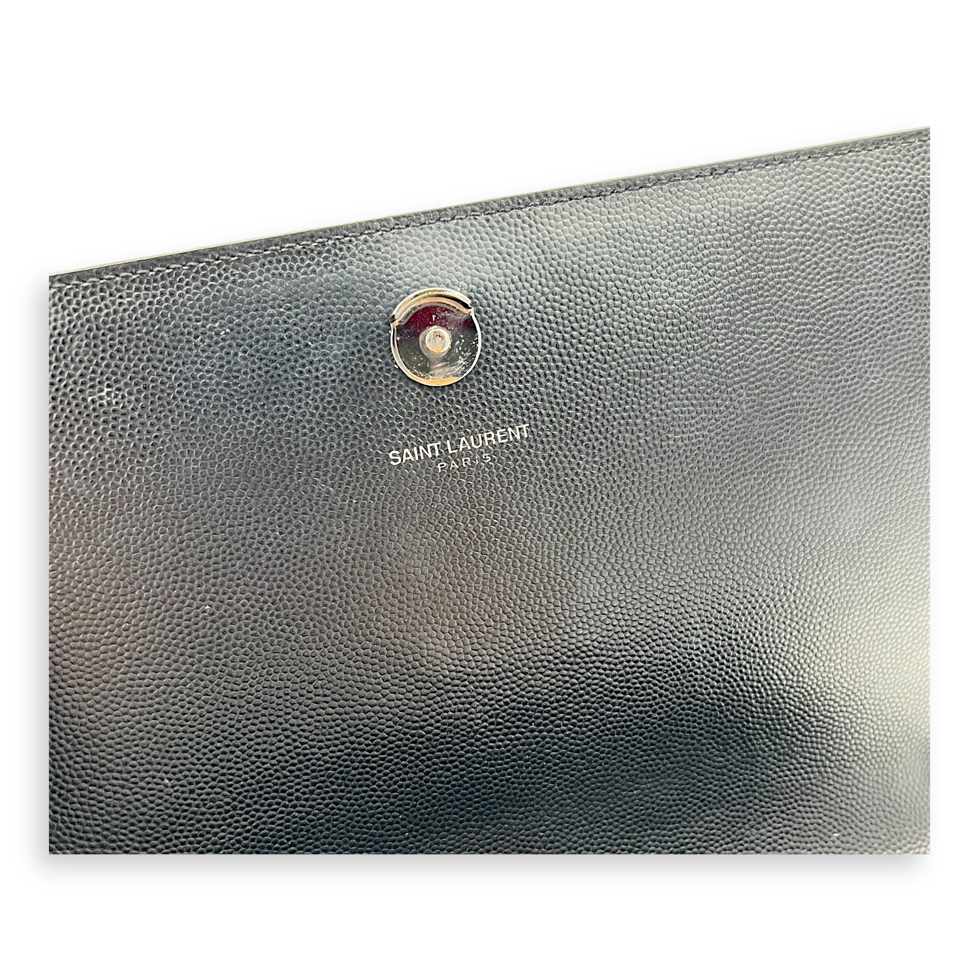 Kate Shoulder Bag Black in Caviar Leather, Brushed Gold hardware