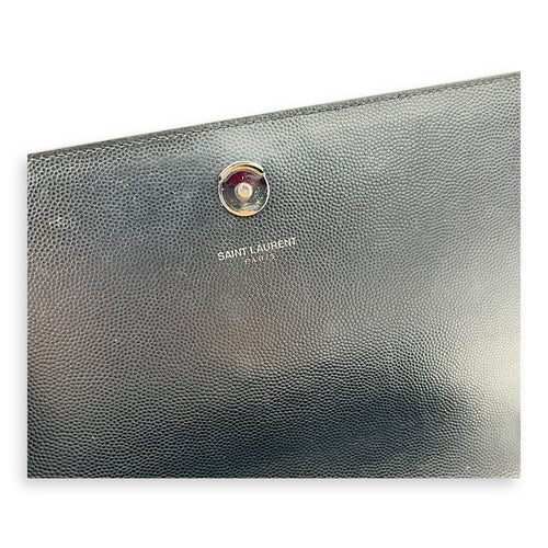 Kate Shoulder Bag Black in Caviar Leather, Brushed Gold hardware