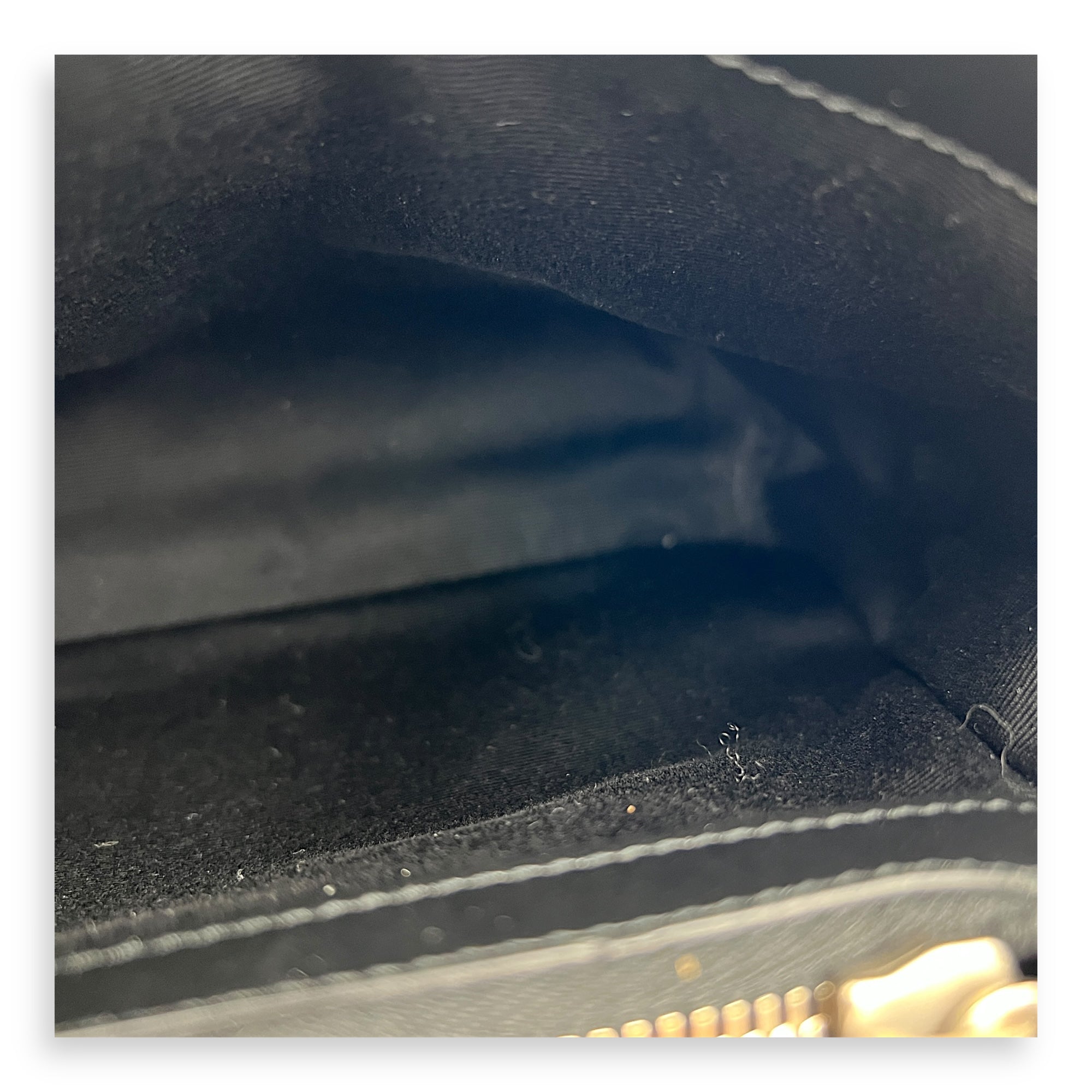 Loulou Shoulder Bag Small Black in Calfskin, Silver hardware