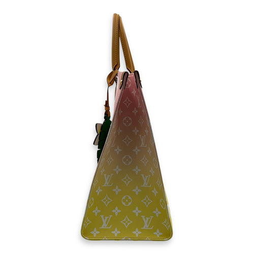 OnTheGo GM Multi-colour Tote Bag in Coated Canvas, Gold hardware