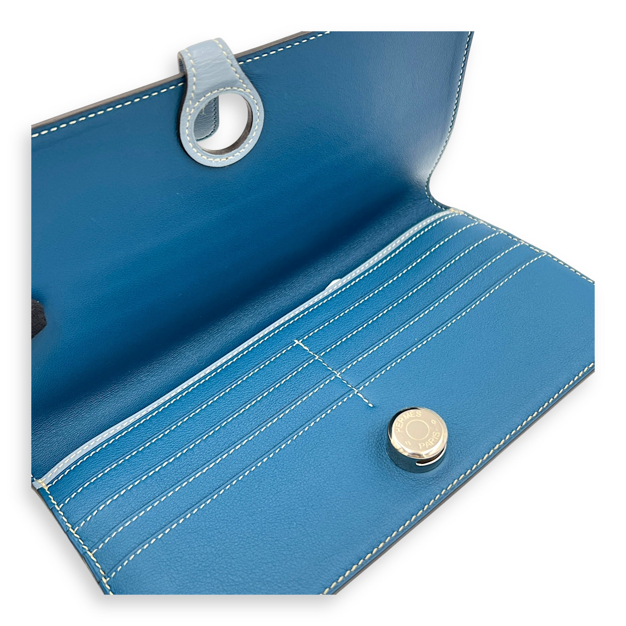 Dogon Colvert Wallet in Swift, Palladium hardware