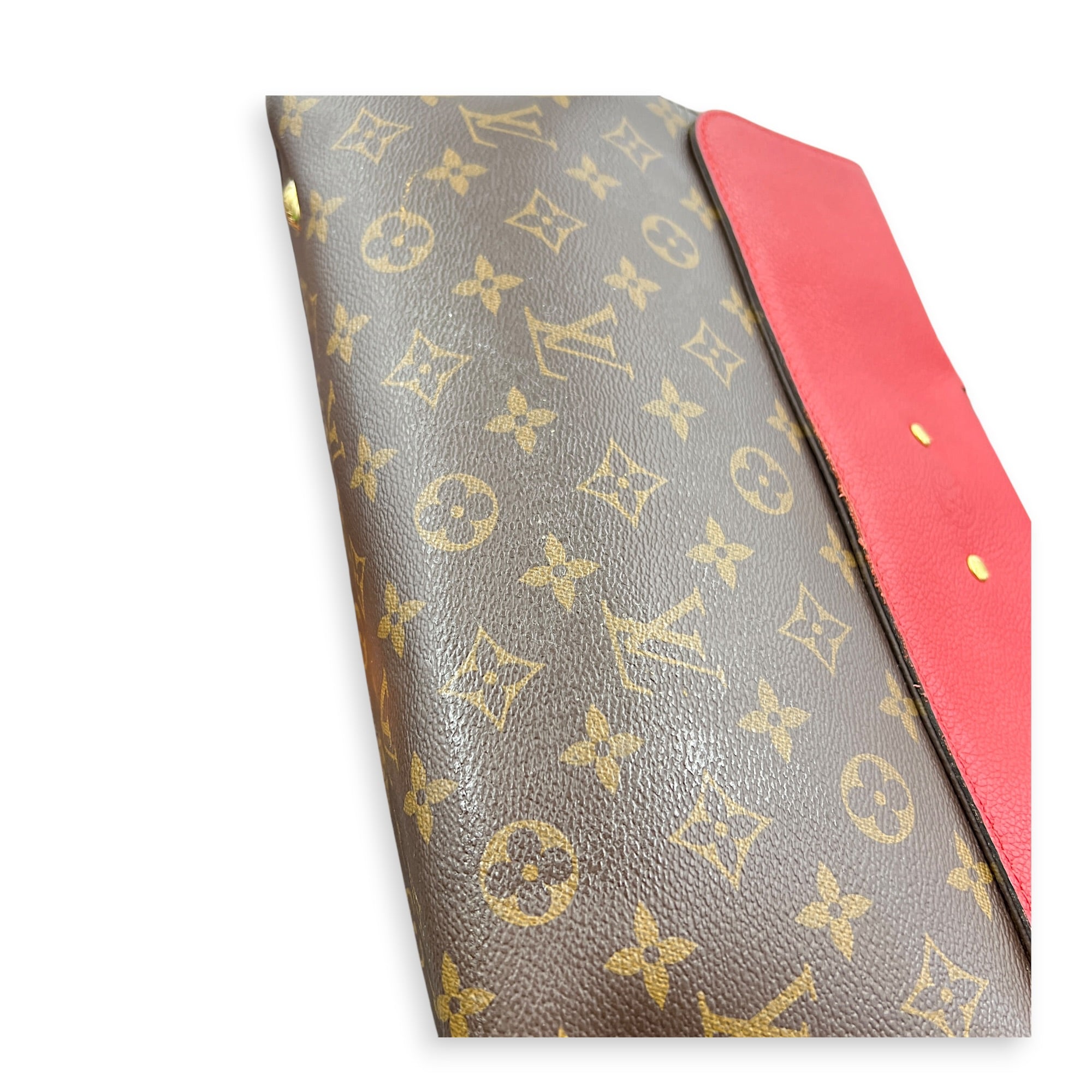 Venus Top Handle Bag Brown in Monogram Coated Canvas, Gold hardware