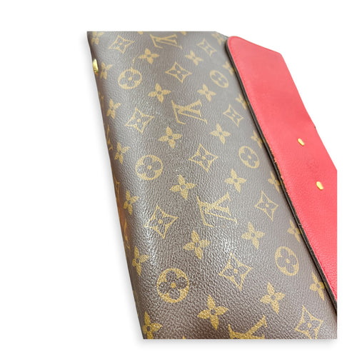 Venus Top Handle Bag Brown in Monogram Coated Canvas, Gold hardware
