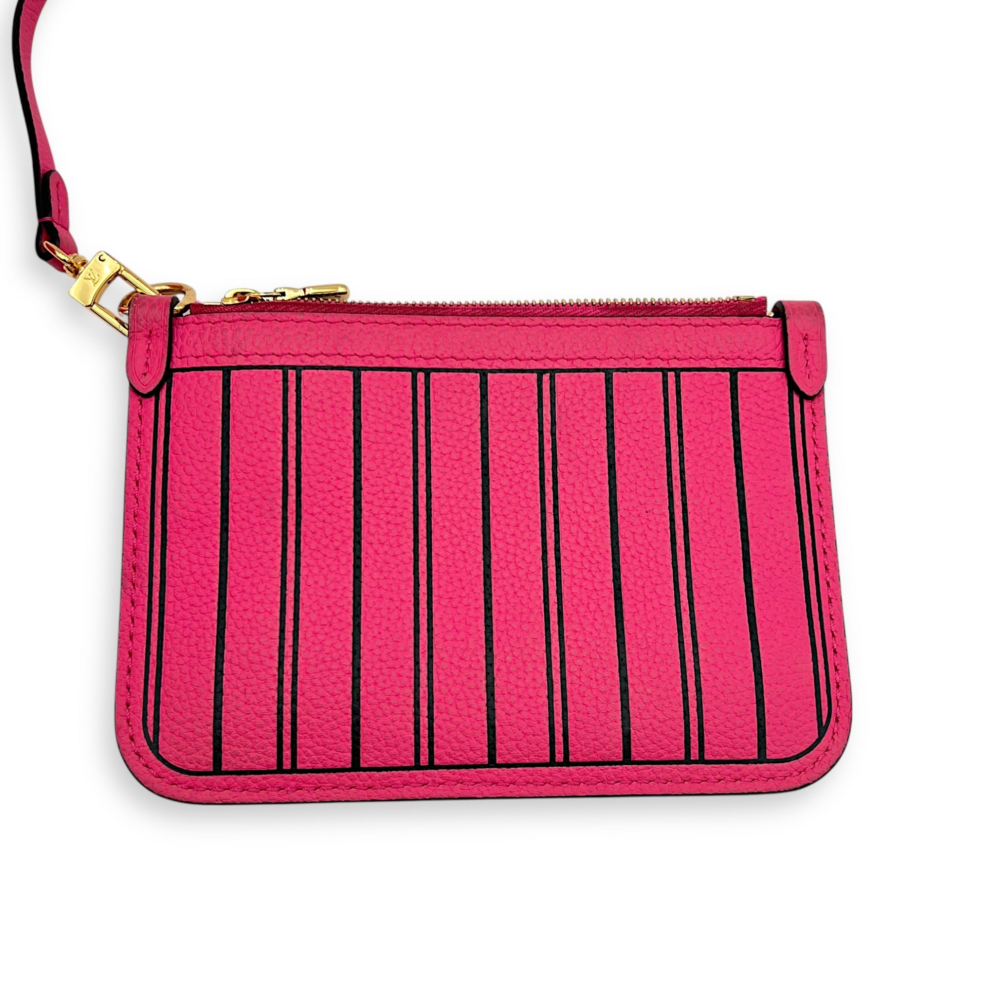 Neverfull Inside Out Top Handle Bag BB Multi-colour in Calfskin & Coated Canvas, Gold hardware