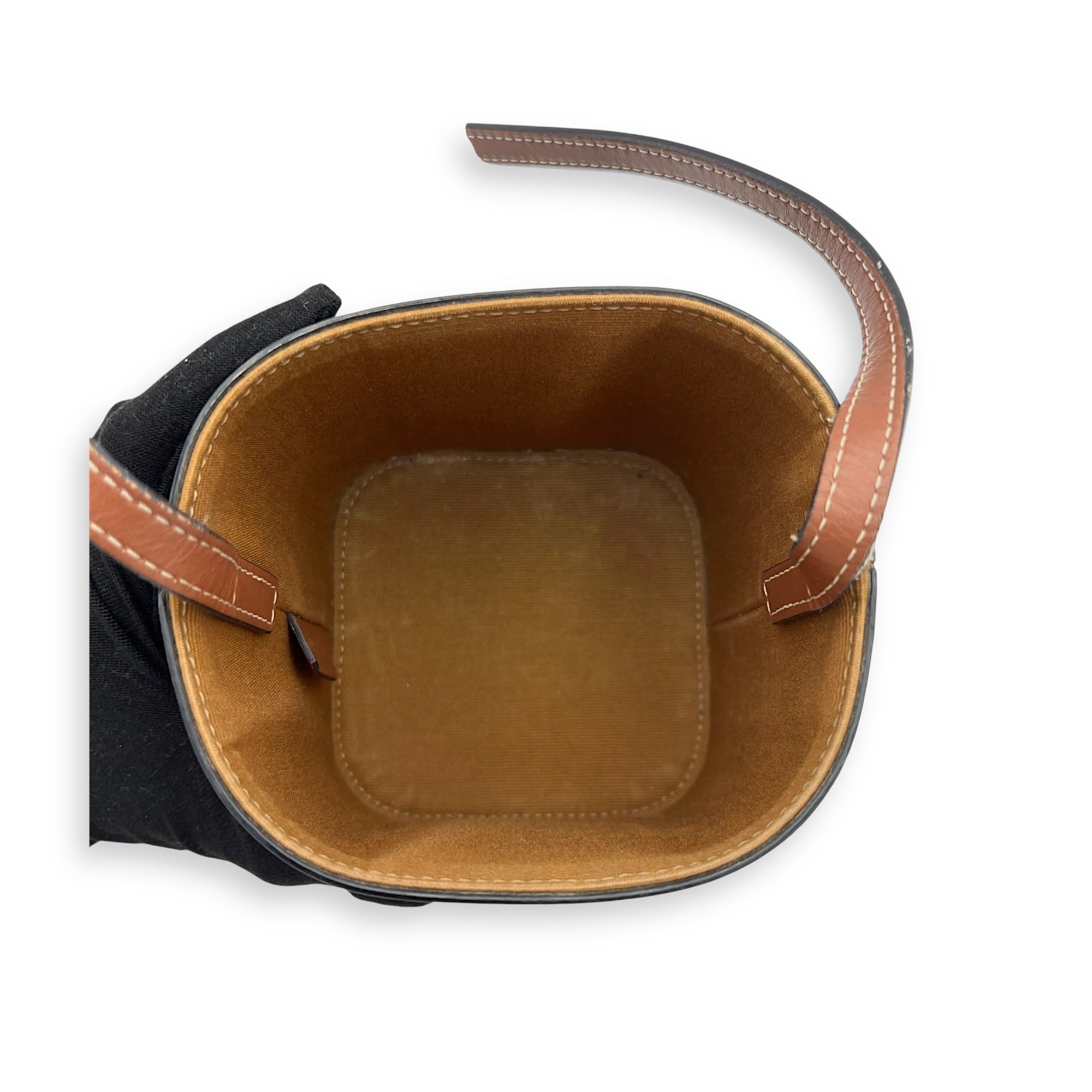 Triomphe Vanity Bag Brown in Coated Canvas, Gold hardware