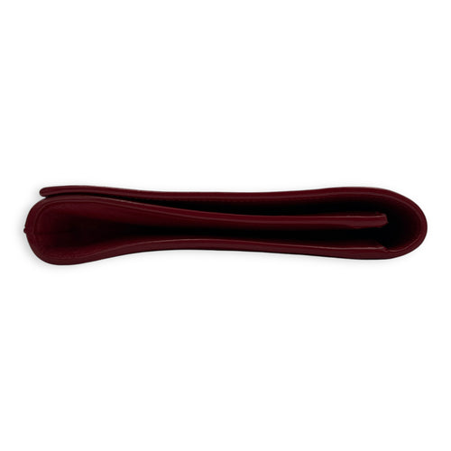 YSL Red Clutch in Calfskin, Gold hardware
