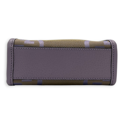 GG Mini Multi-colour Top Handle Bag in Canvas, Gold hardware
