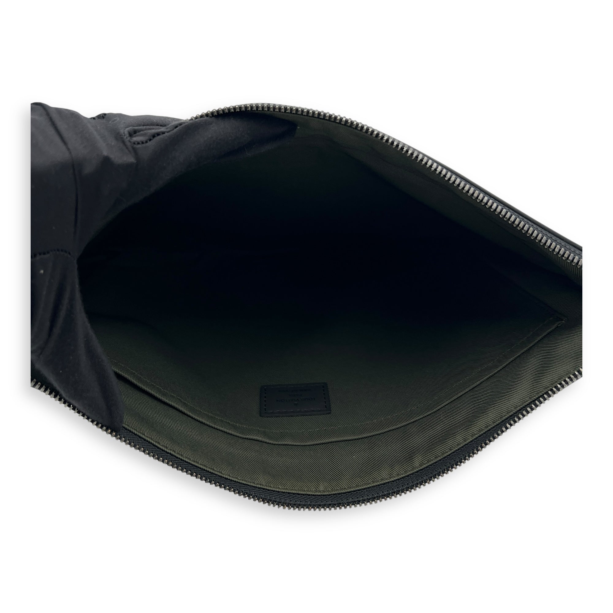 Apollo Clutch Clutch Eclipse  in Coated Canvas, Ruthenium hardware