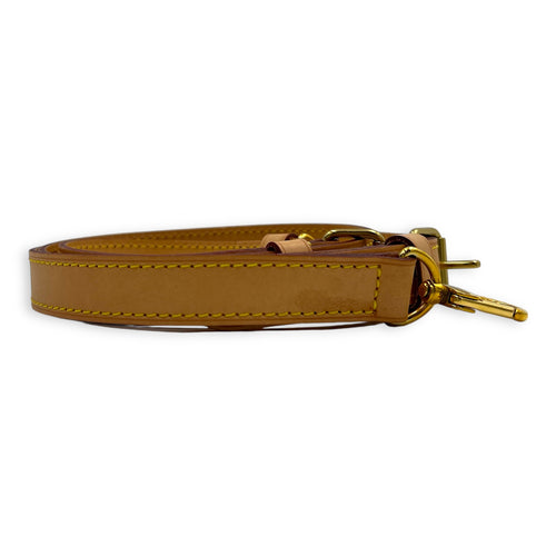 NA strap Beige in Calfskin, Gold hardware