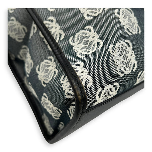 Anagram Top Handle Bag Silver in Canvas, Silver hardware