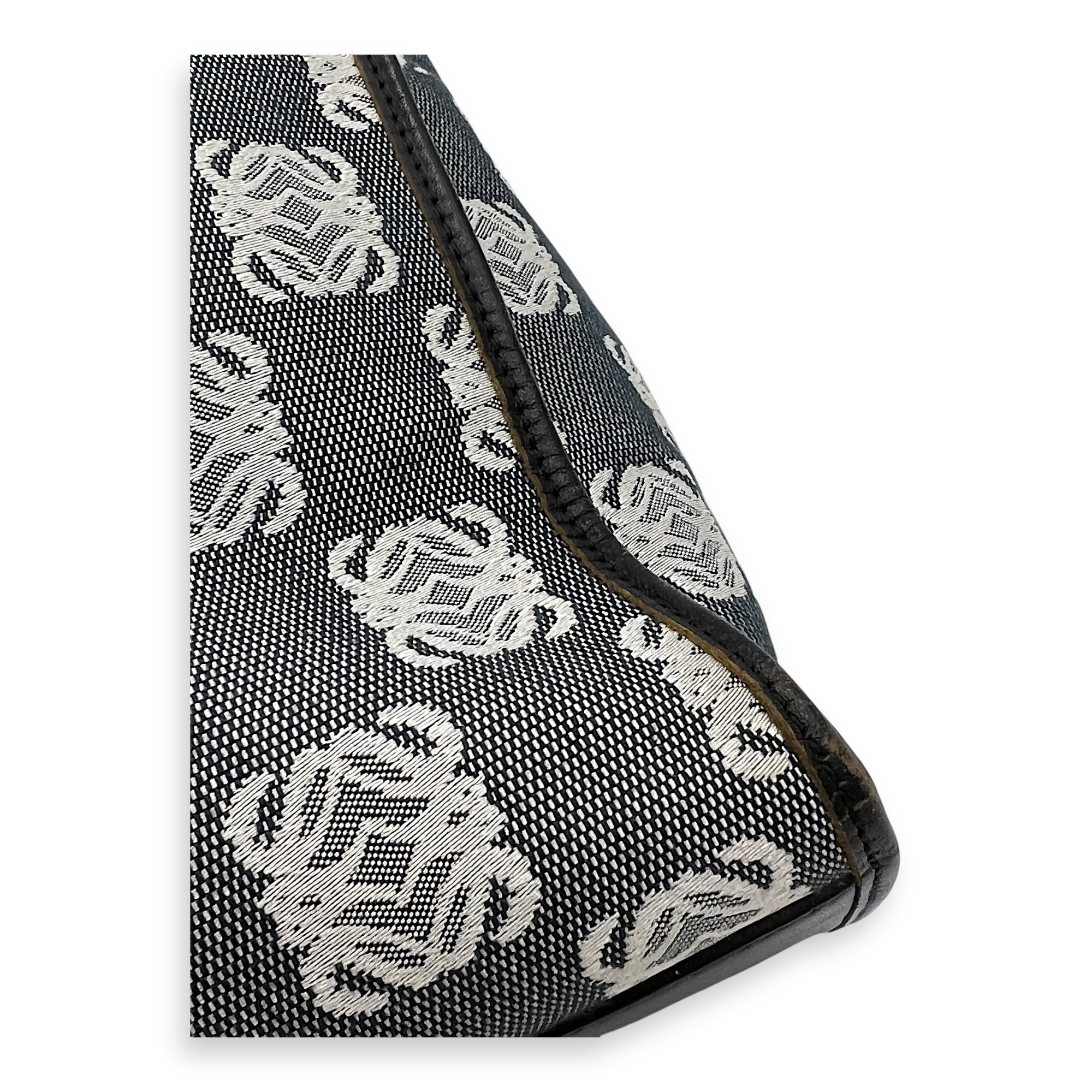 Anagram Top Handle Bag Silver in Canvas, Silver hardware