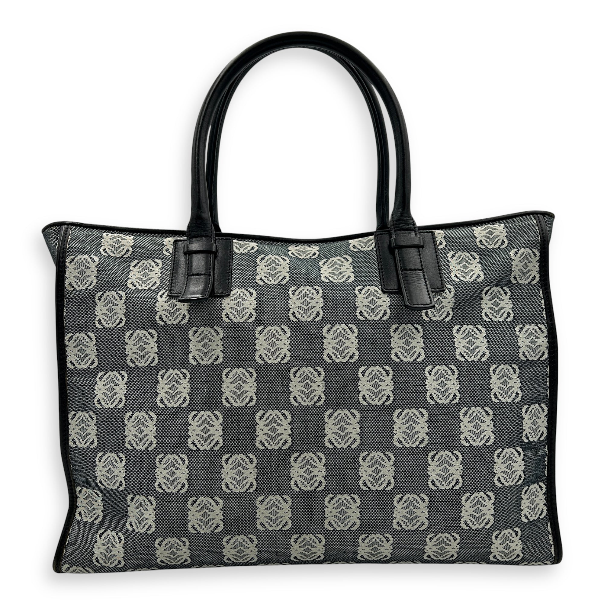 Anagram Top Handle Bag Silver in Canvas, Silver hardware