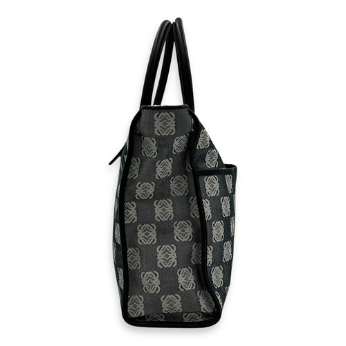 Anagram Top Handle Bag Silver in Canvas, Silver hardware