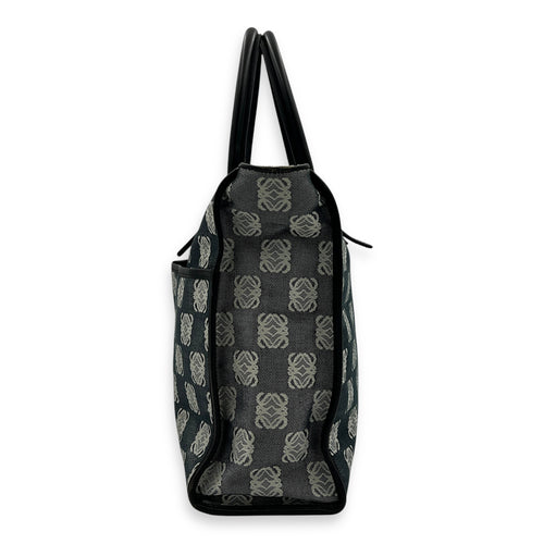 Anagram Top Handle Bag Silver in Canvas, Silver hardware