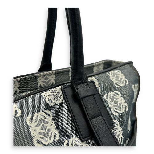 Anagram Top Handle Bag Silver in Canvas, Silver hardware