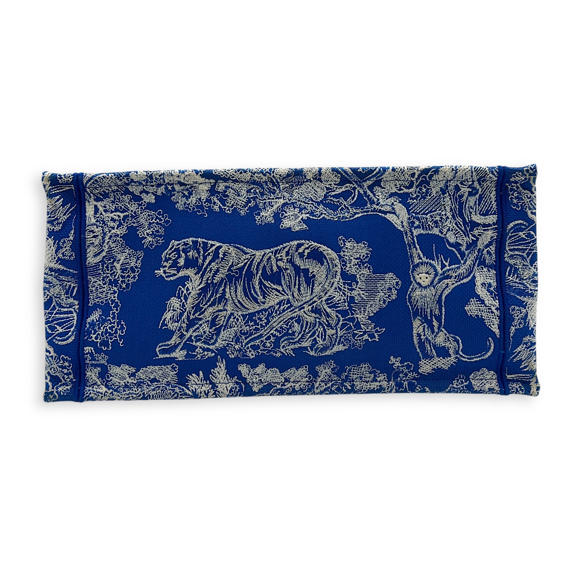 Book Tote Medium Blue (with initial) Tote Bag in Canvas