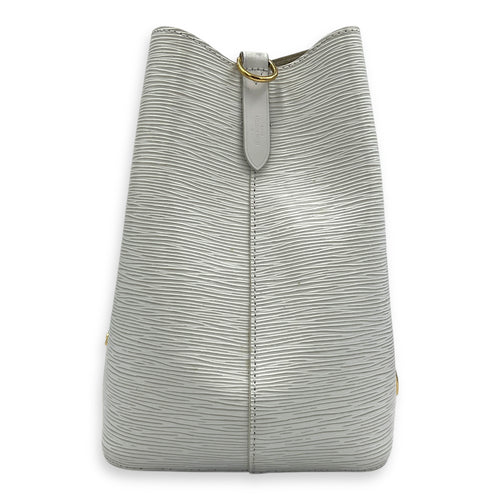 NeoNoe MM Love Lock Bucket Bag in Epi Leather, Mixed hardware