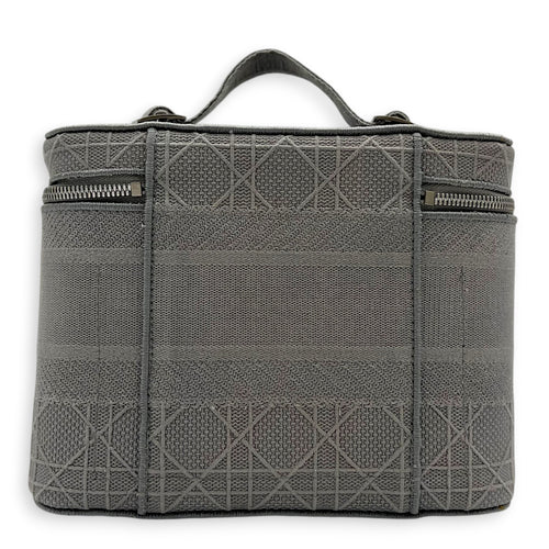 D-Lite Vanity Bag Grey in Canvas, Silver hardware