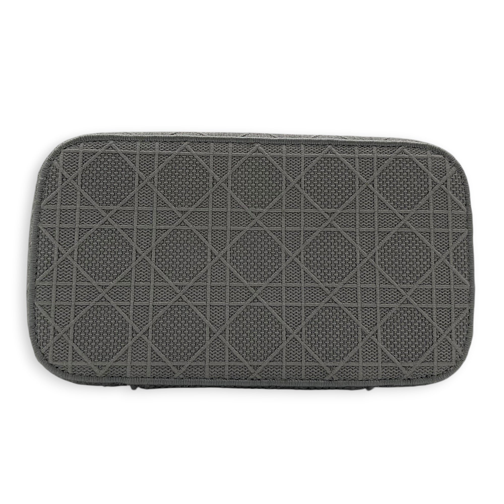 D-Lite Vanity Bag Grey in Canvas, Silver hardware