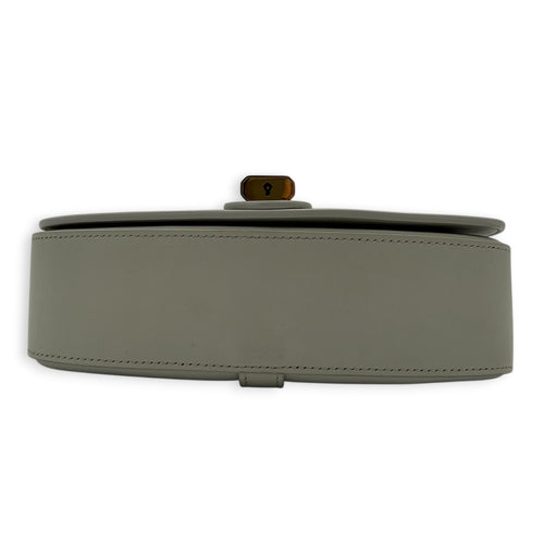 Tabou Shoulder Bag White in Calfskin, Gold hardware