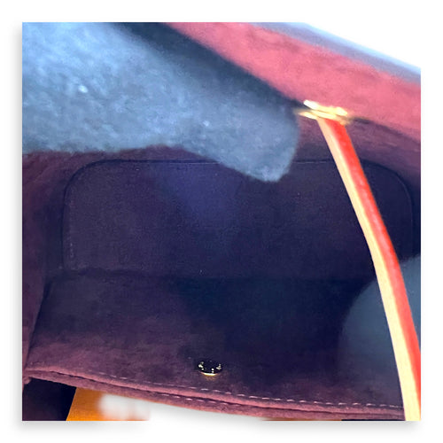 NeoNoe BB Brown Bucket Bag in Monogram Coated Canvas, Gold hardware