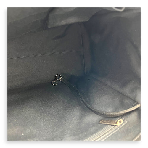 2.55 Black Tote Bag in Nubuck, Ruthenium hardware