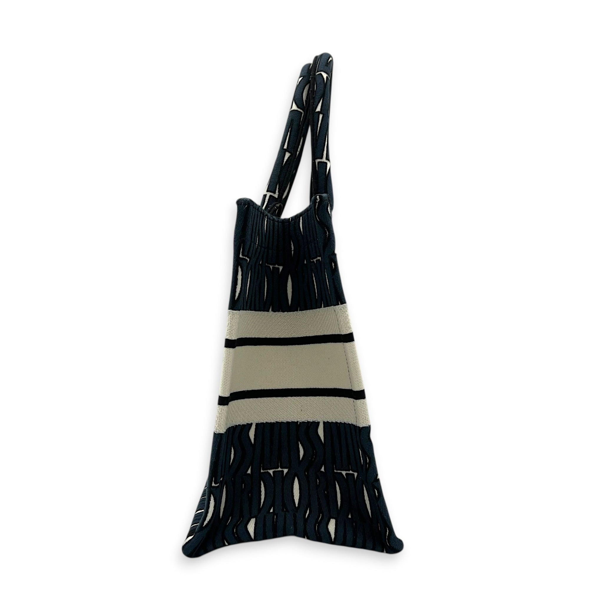 Miss Dior Book Tote Medium Blue Tote Bag in Canvas