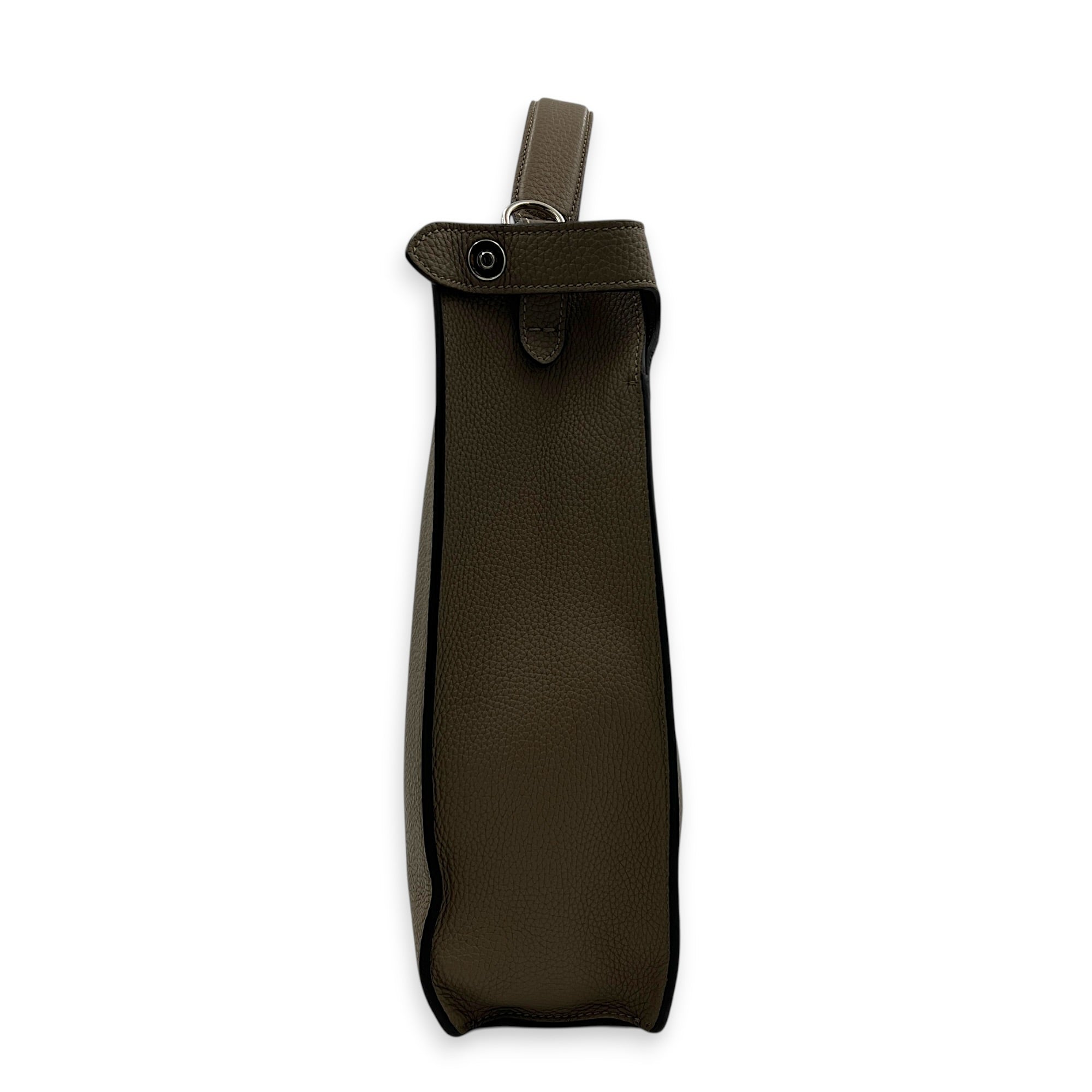 X-Lite Peekaboo Top Handle Bag Beige in Calfskin, Gold hardware