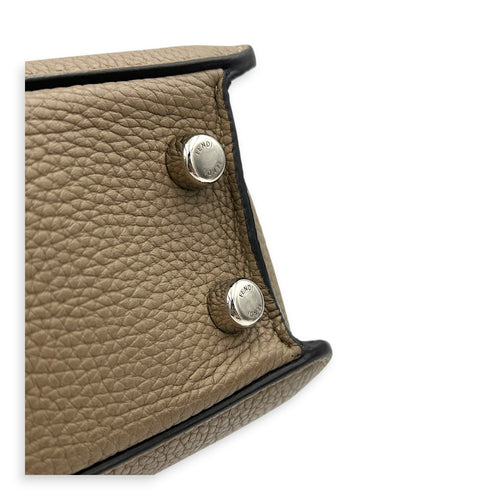 X-Lite Peekaboo Top Handle Bag Beige in Calfskin, Gold hardware