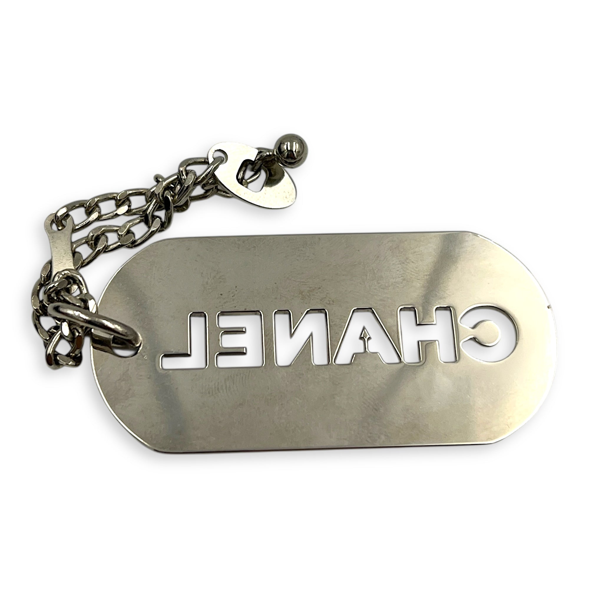 Chanel Bag Charm Bag Accessory Silver in Metal, Silver hardware