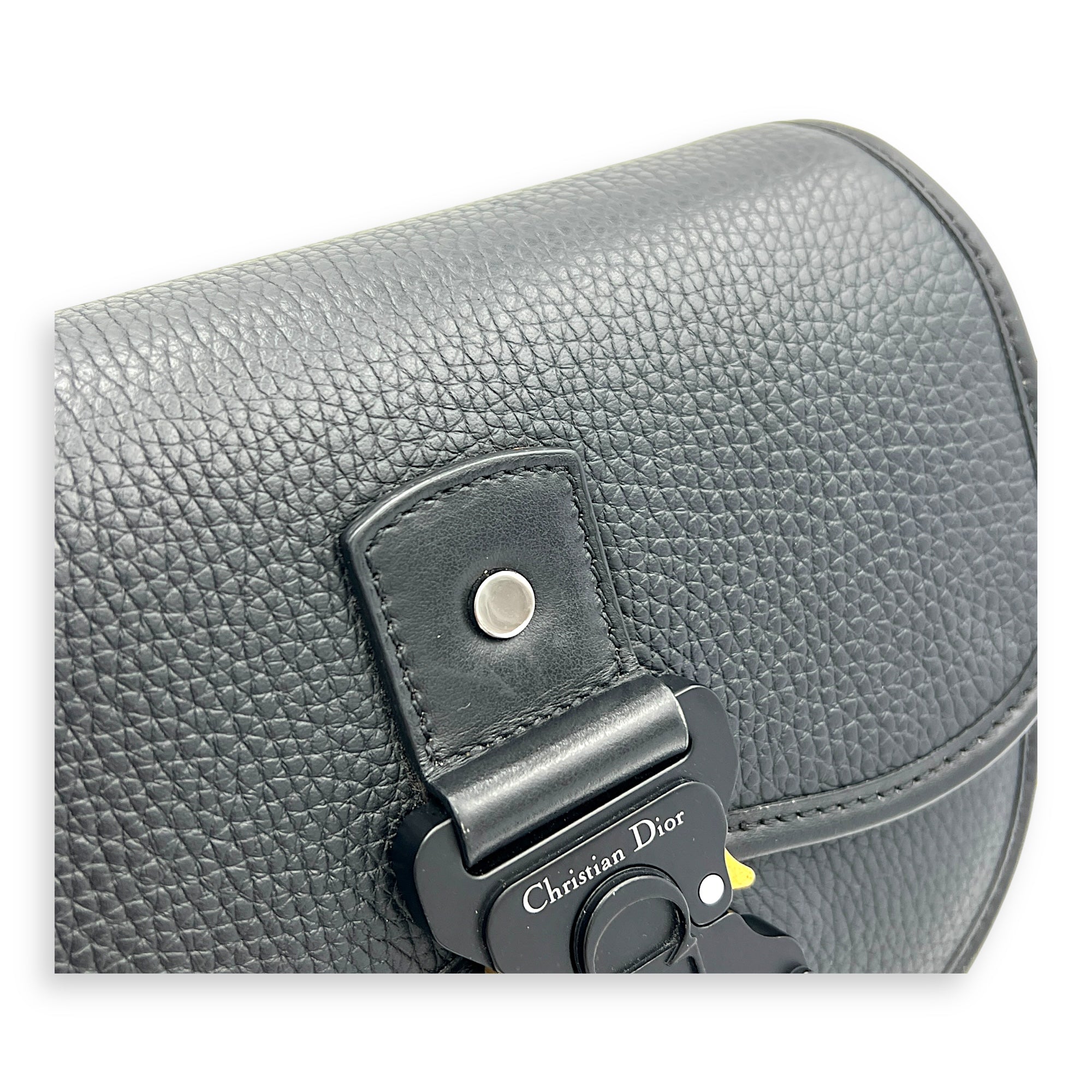 Gallop Crossbody Bag Black in Calfskin, Mixed hardware
