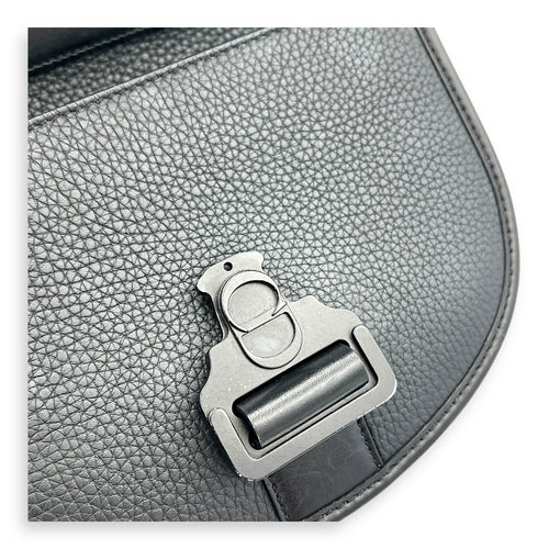 Gallop Crossbody Bag Black in Calfskin, Mixed hardware