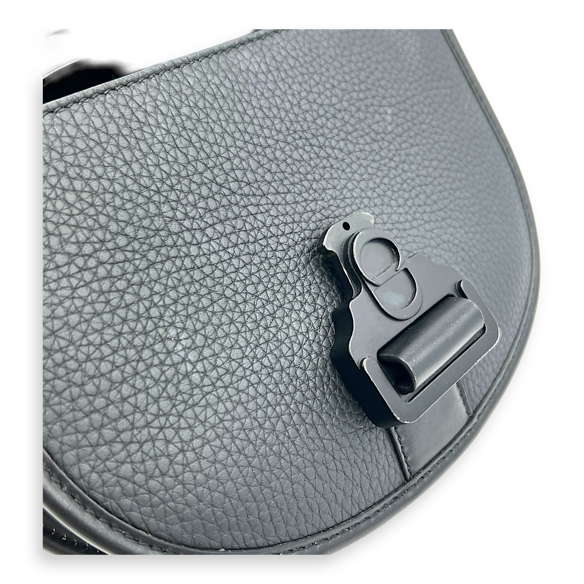 Gallop Crossbody Bag Black in Calfskin, Mixed hardware