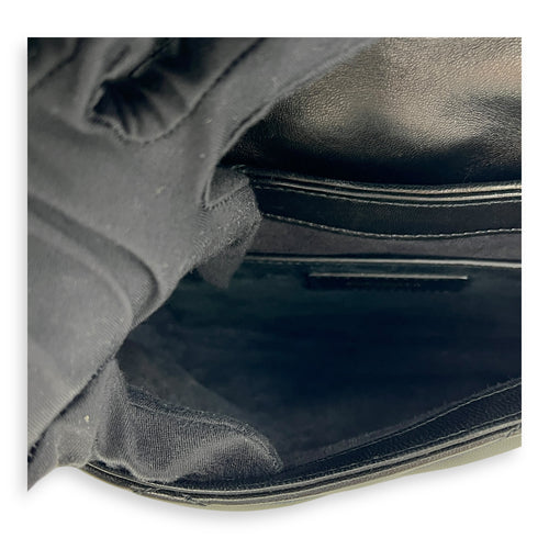 Le 5 A 7 Shoulder Bag Black in Lambskin, Gold hardware