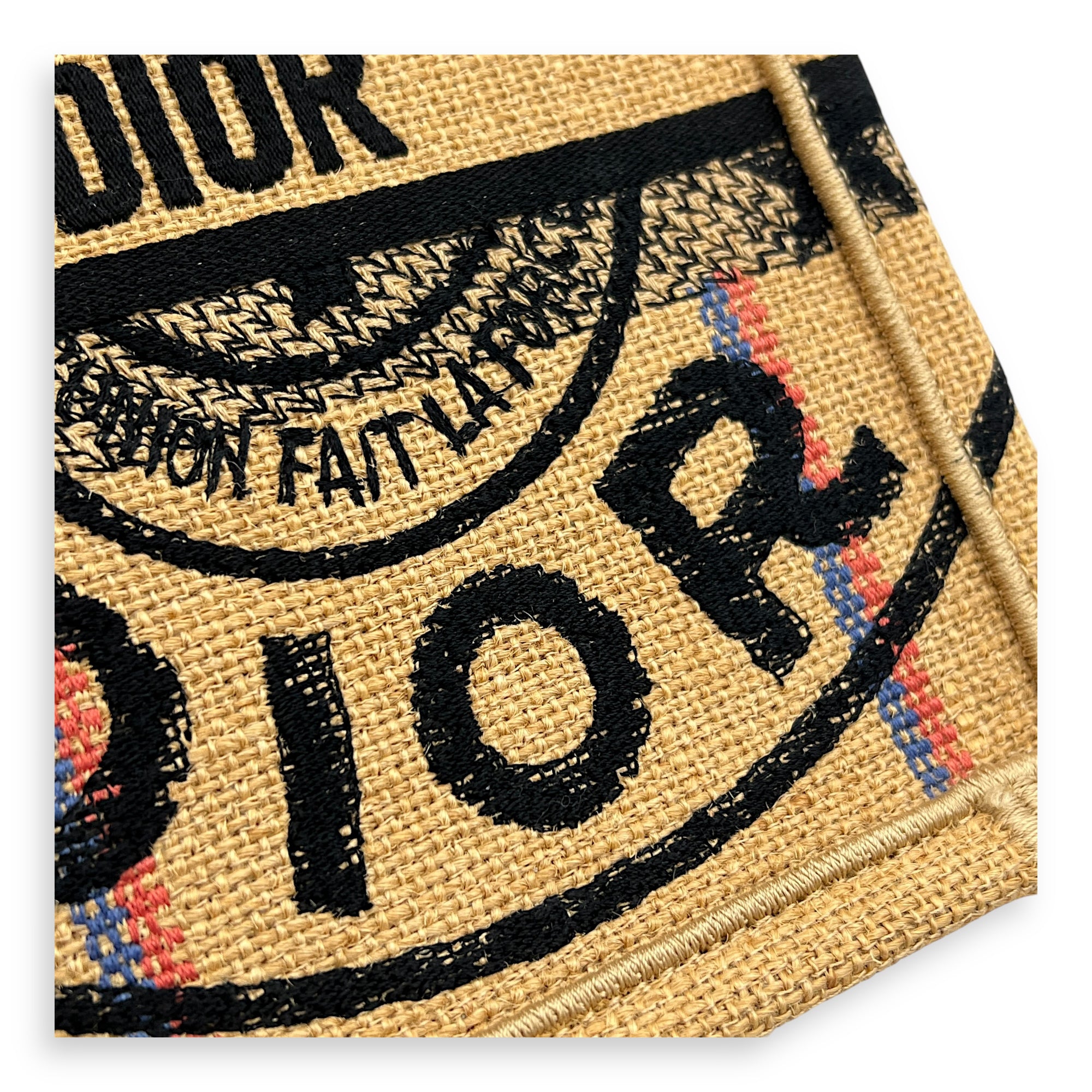 Book Tote Top Handle Bag Small Brown in Jute