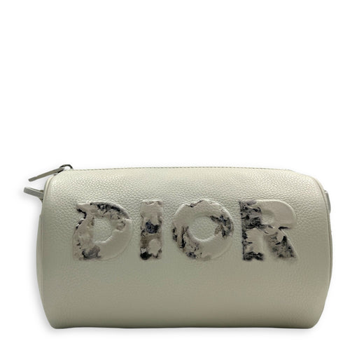 x Daniel Arsham Roller Shoulder Bag White in Calfskin, White hardware