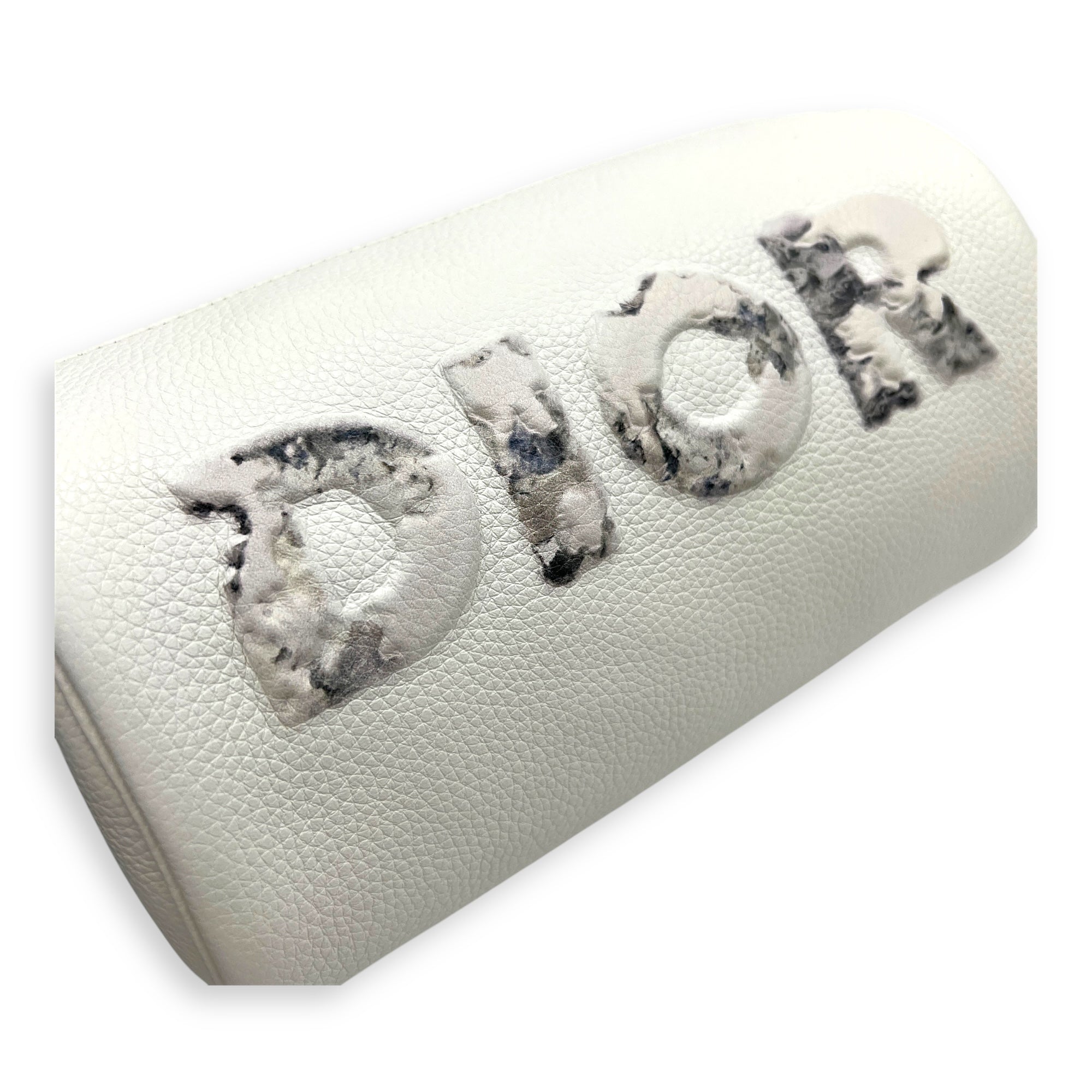 x Daniel Arsham Roller Shoulder Bag White in Calfskin, White hardware
