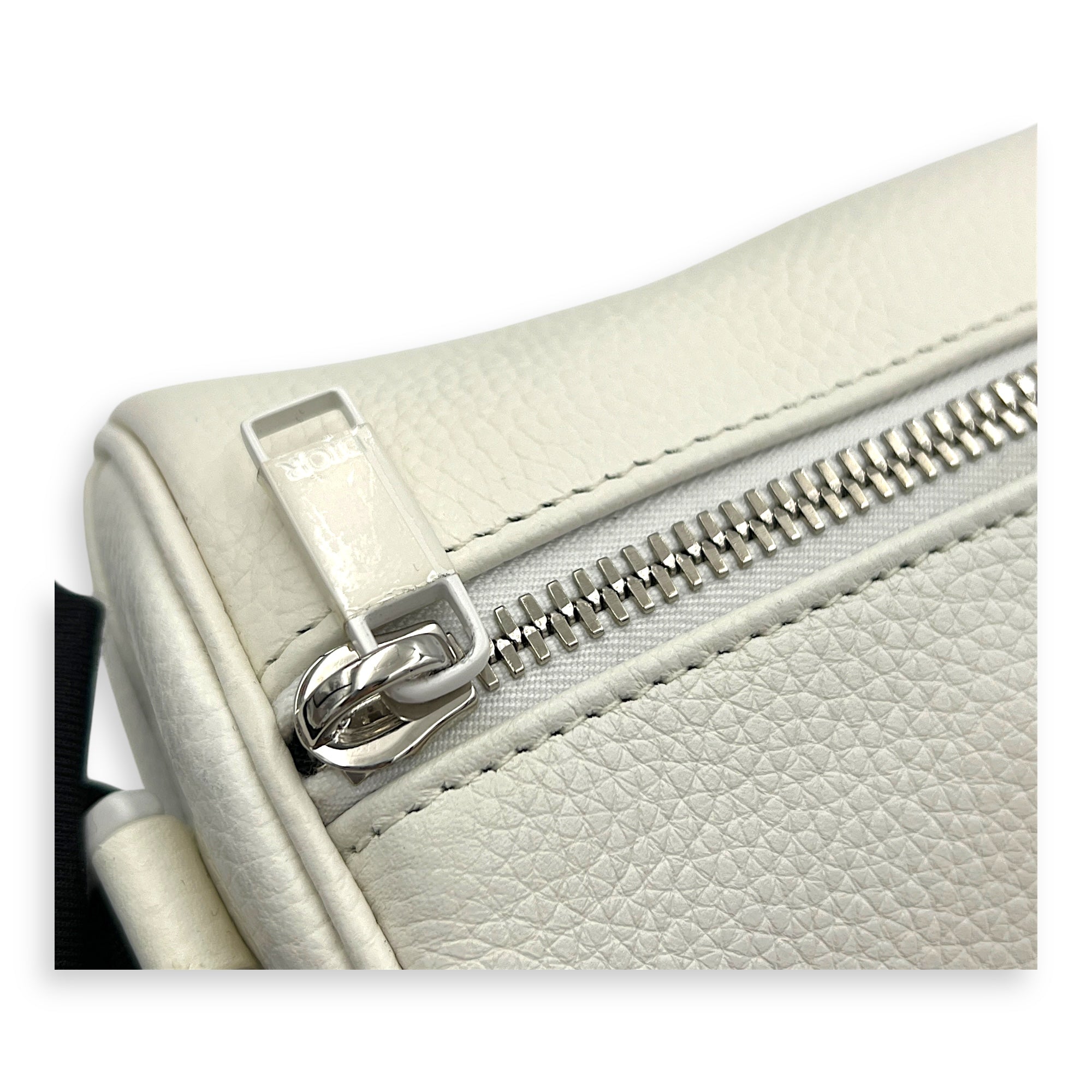 x Daniel Arsham Roller Shoulder Bag White in Calfskin, White hardware