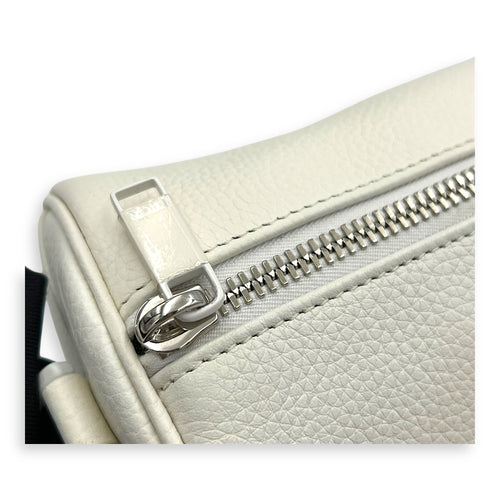 x Daniel Arsham Roller Shoulder Bag White in Calfskin, White hardware