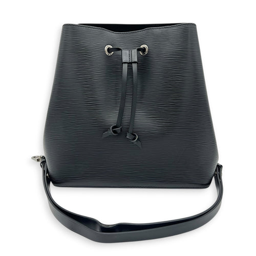 NeoNoe Bucket Bag Black in Epi Leather, Silver hardware