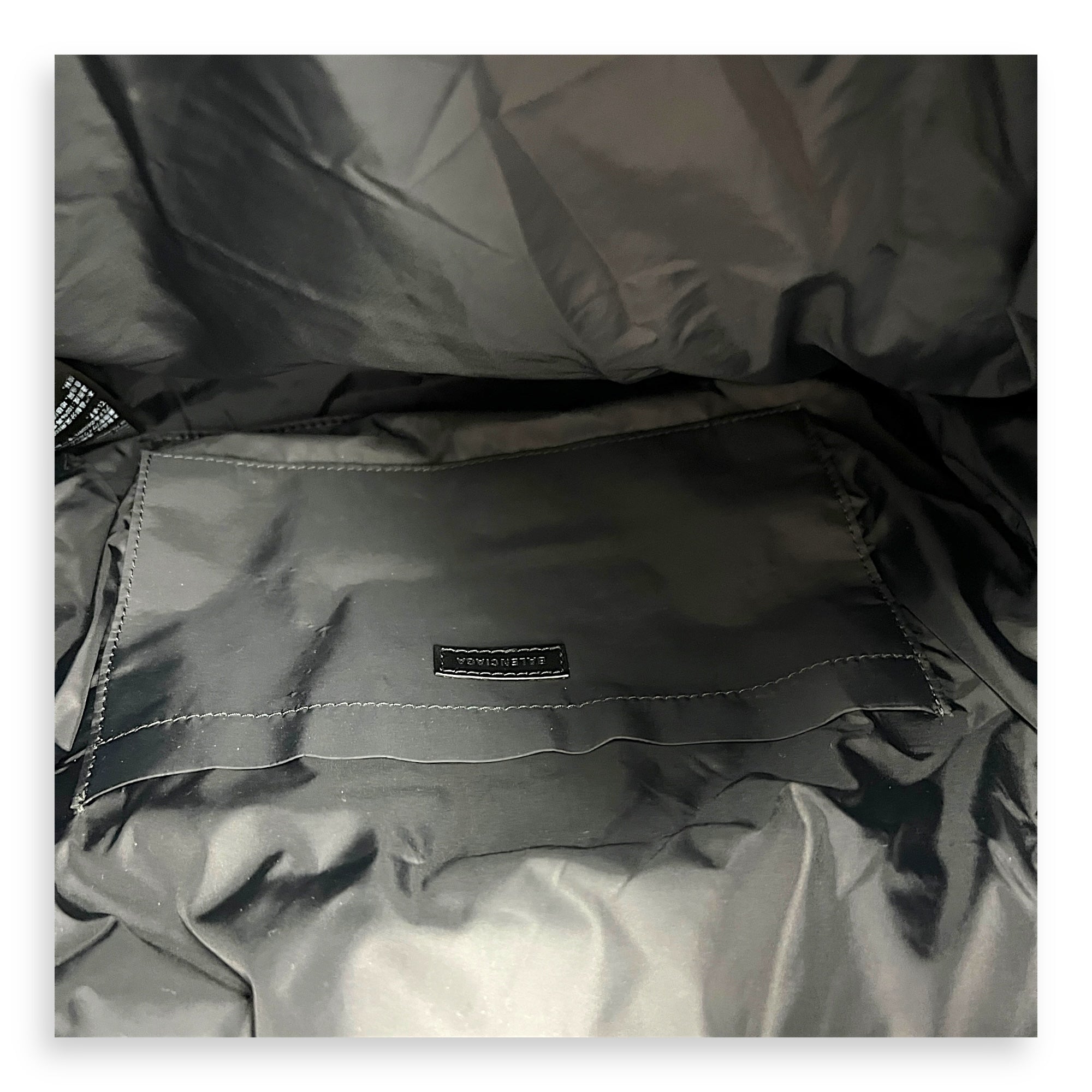 Monaco Shoulder Bag Black in Nylon, Silver hardware