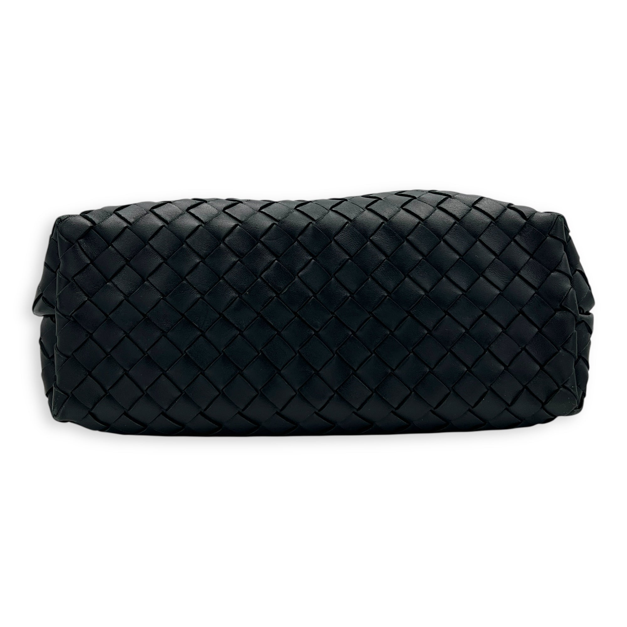 Andiamo Top Handle Bag Medium Black in Nappa Leather, Gold hardware