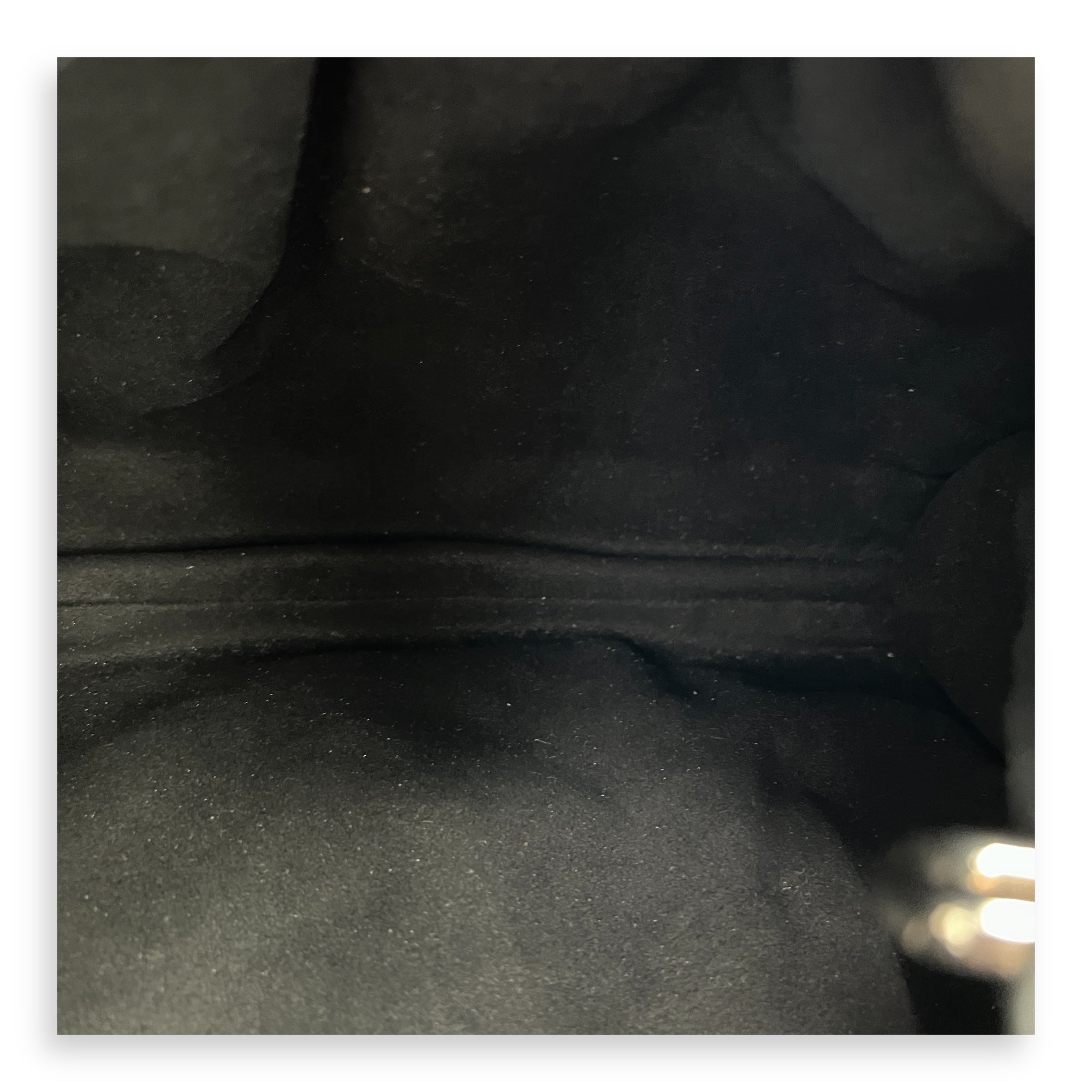 Deco Tote Bag Black in Calfskin, Silver hardware