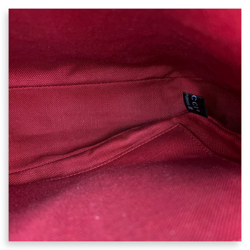 GG Supreme Messenger Brown in Coated Canvas, Silver hardware