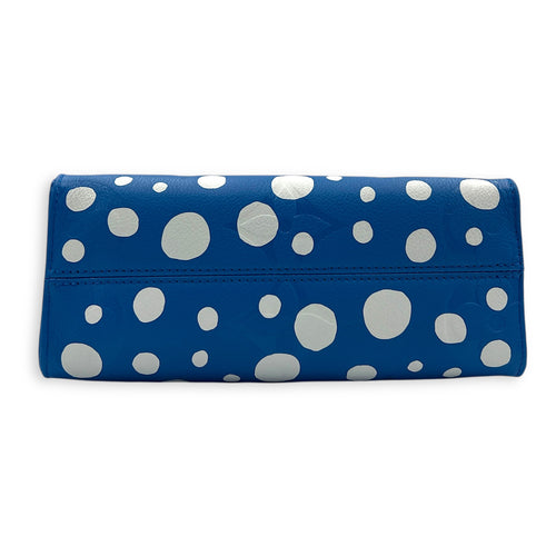 OnTheGo Top Handle Bag Blue in Calfskin, Silver hardware