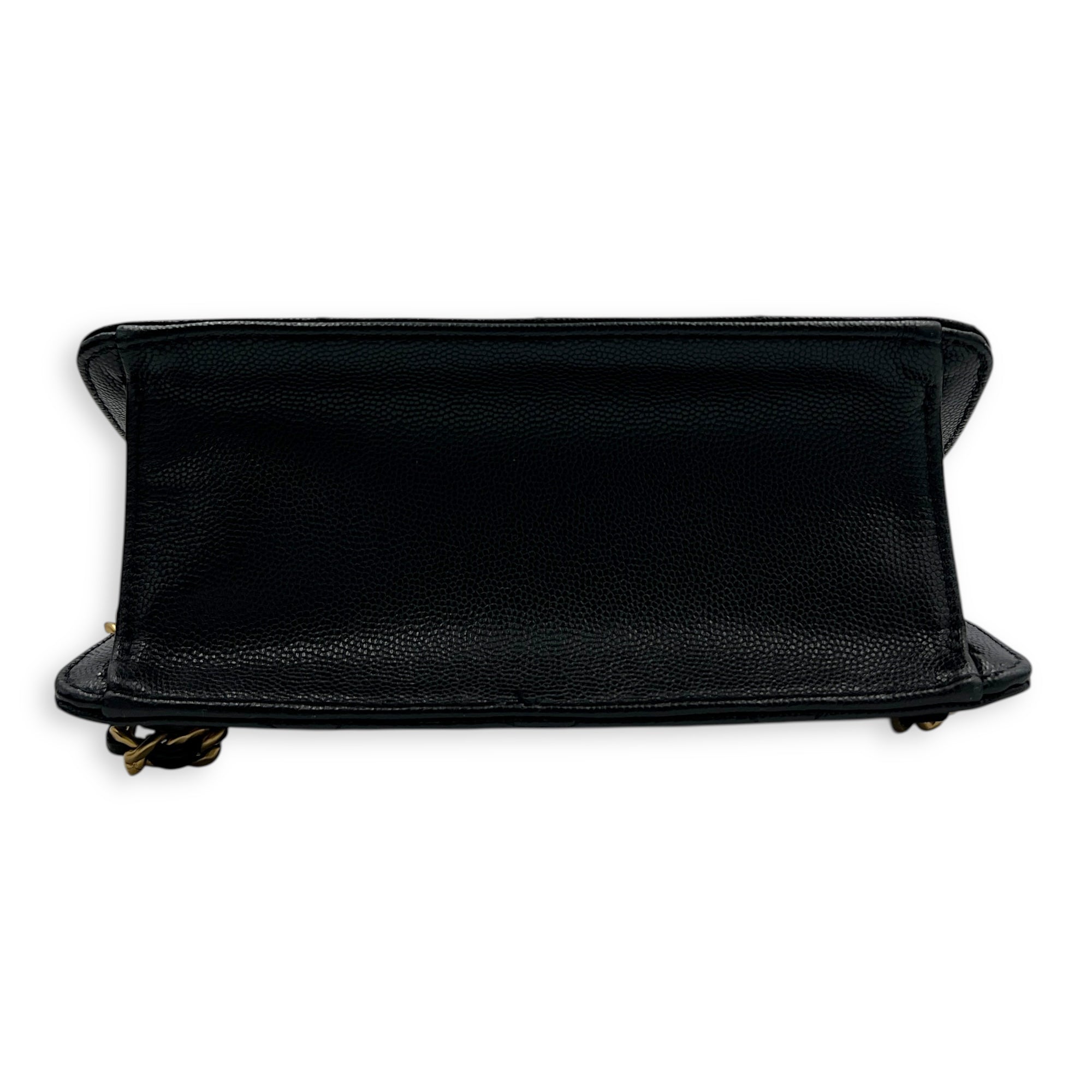 23A Backpack in Caviar Leather, Gold hardware