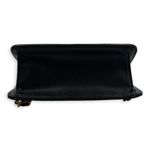 23A Backpack in Caviar Leather, Gold hardware