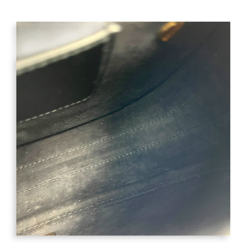 Bobby Shoulder Bag Black in Calfskin, Gold hardware