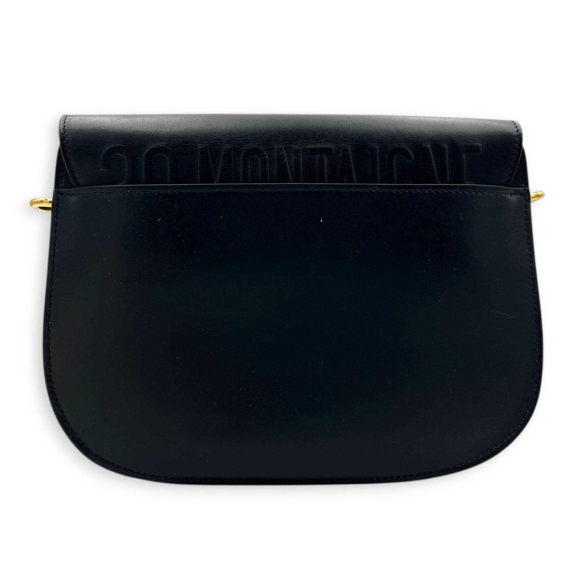 Bobby Shoulder Bag Black in Calfskin, Gold hardware